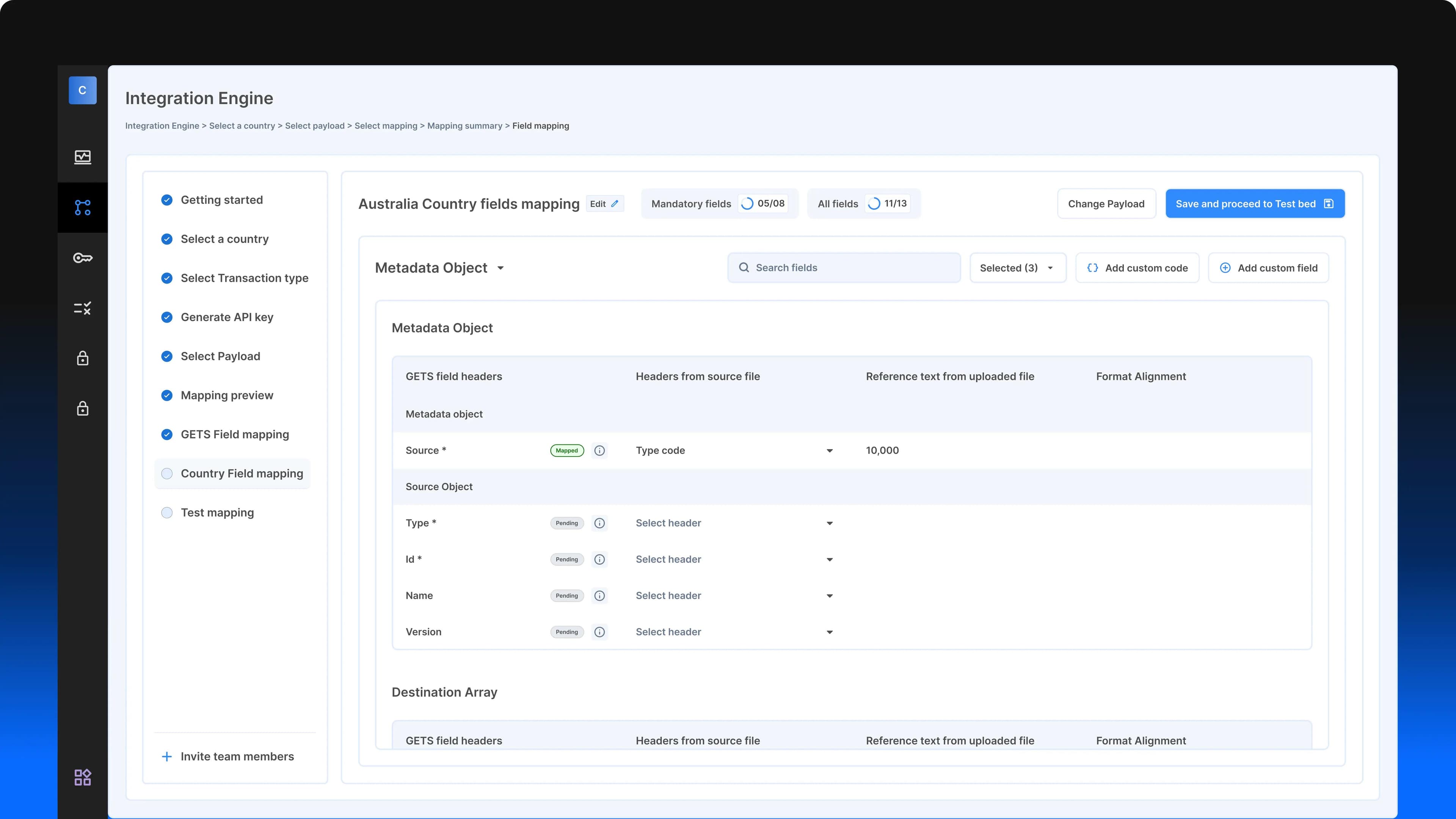 Smart Schema Adaptation by Country
