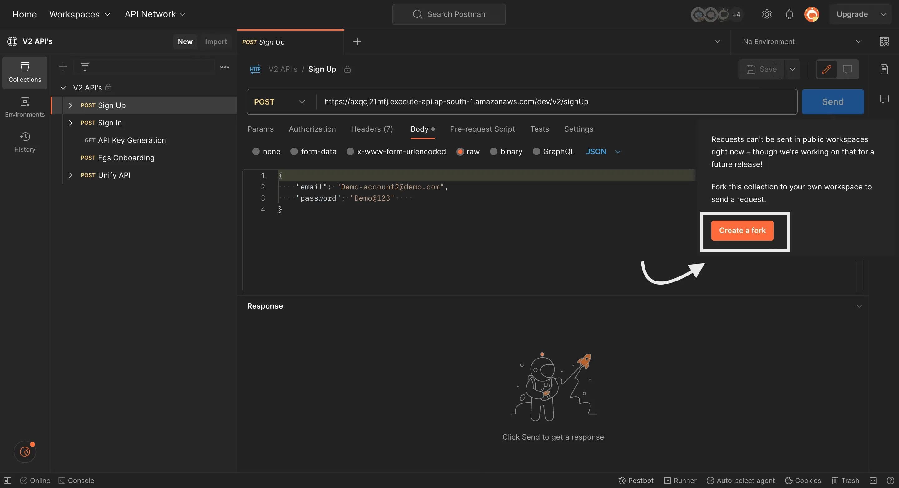 Postman screenshot 2