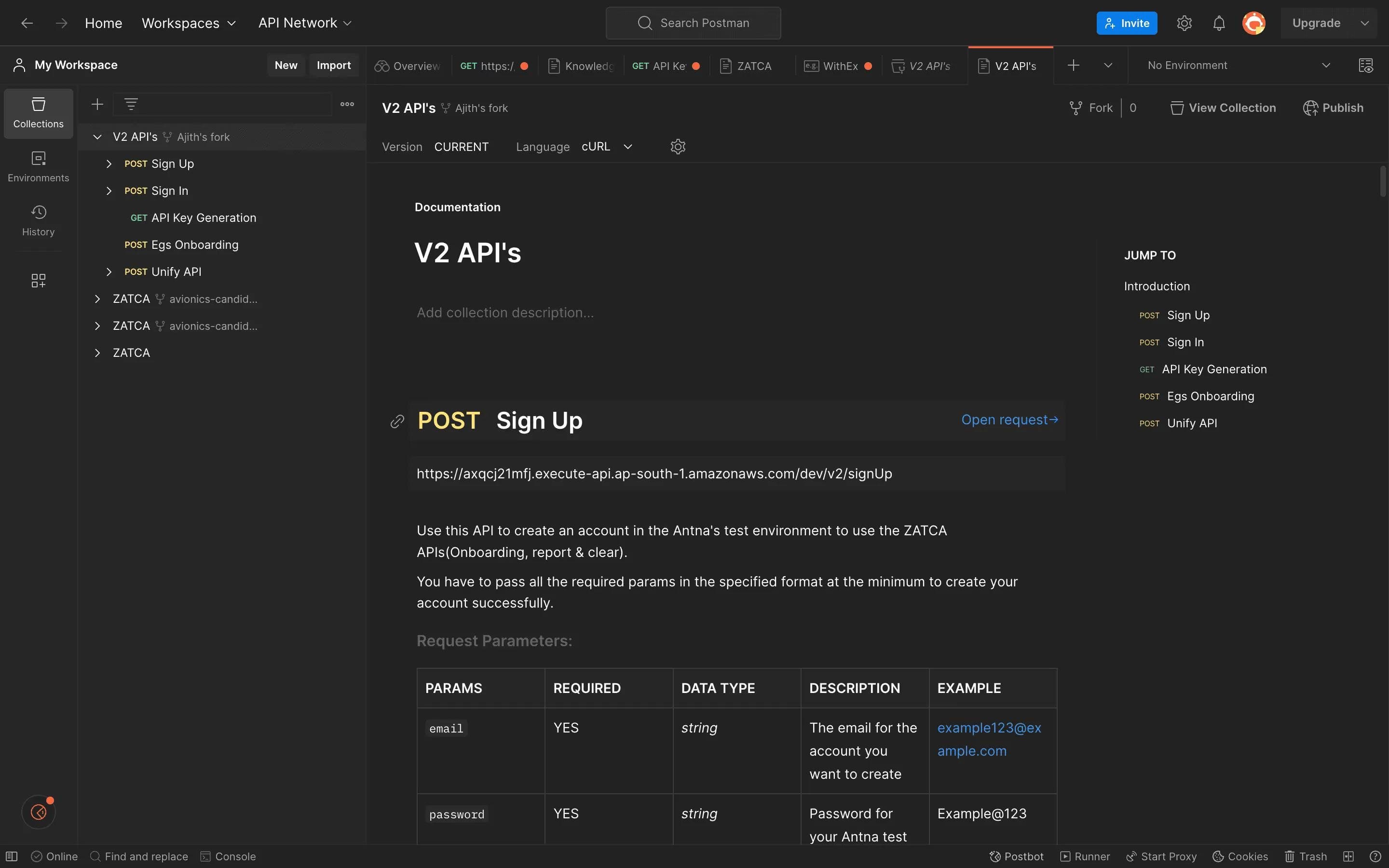 postman screen shot 4